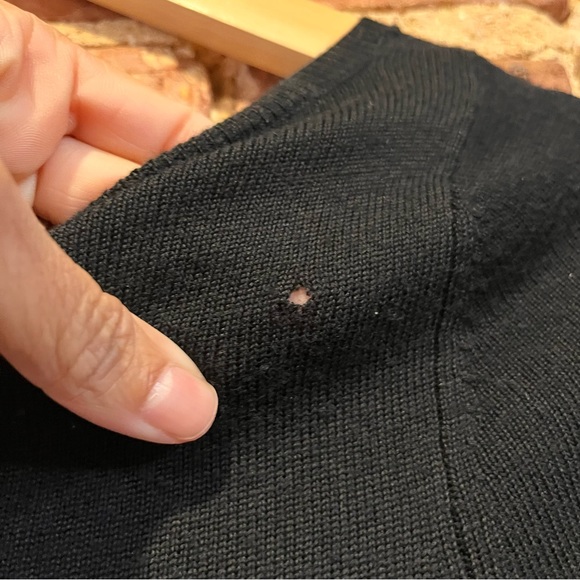 Lilly Pulitzer Helena Dress 100% Merino Wool Black Size Small - Picture 9 of 9